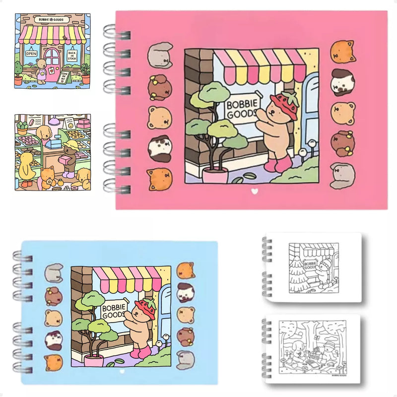 Kit Livro Bobbie Goods Capa Dura + 60 Canetas Touch